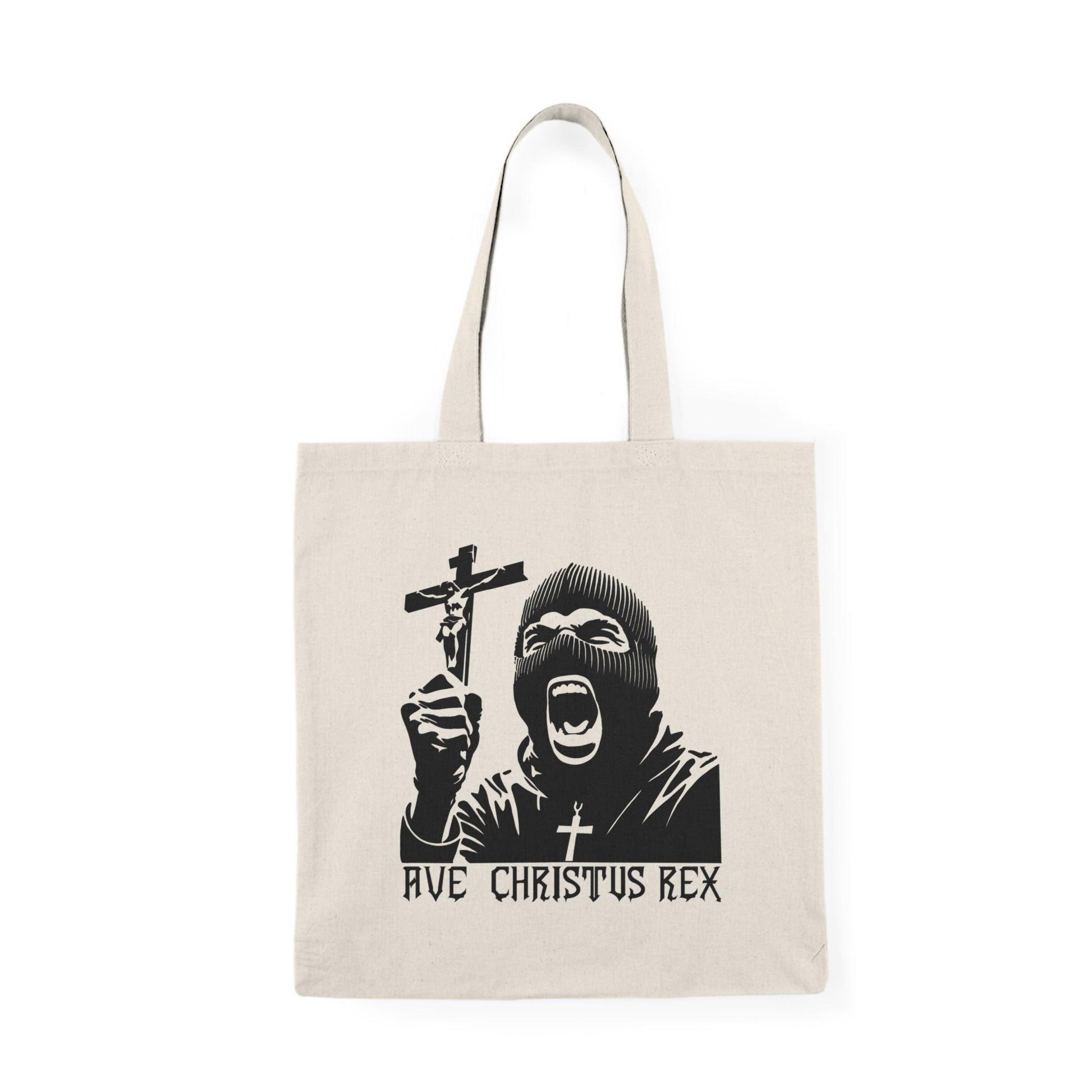 Ave Christus Rex Tote Bag – Balaclava Design - mezetto KEOLIX KEOLIX