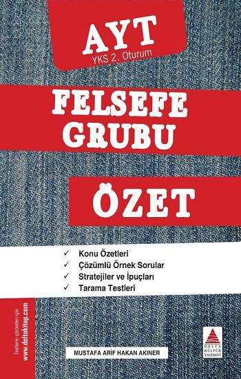 AYT Felsefe Grubu Özeti (YKS 2. Oturum)