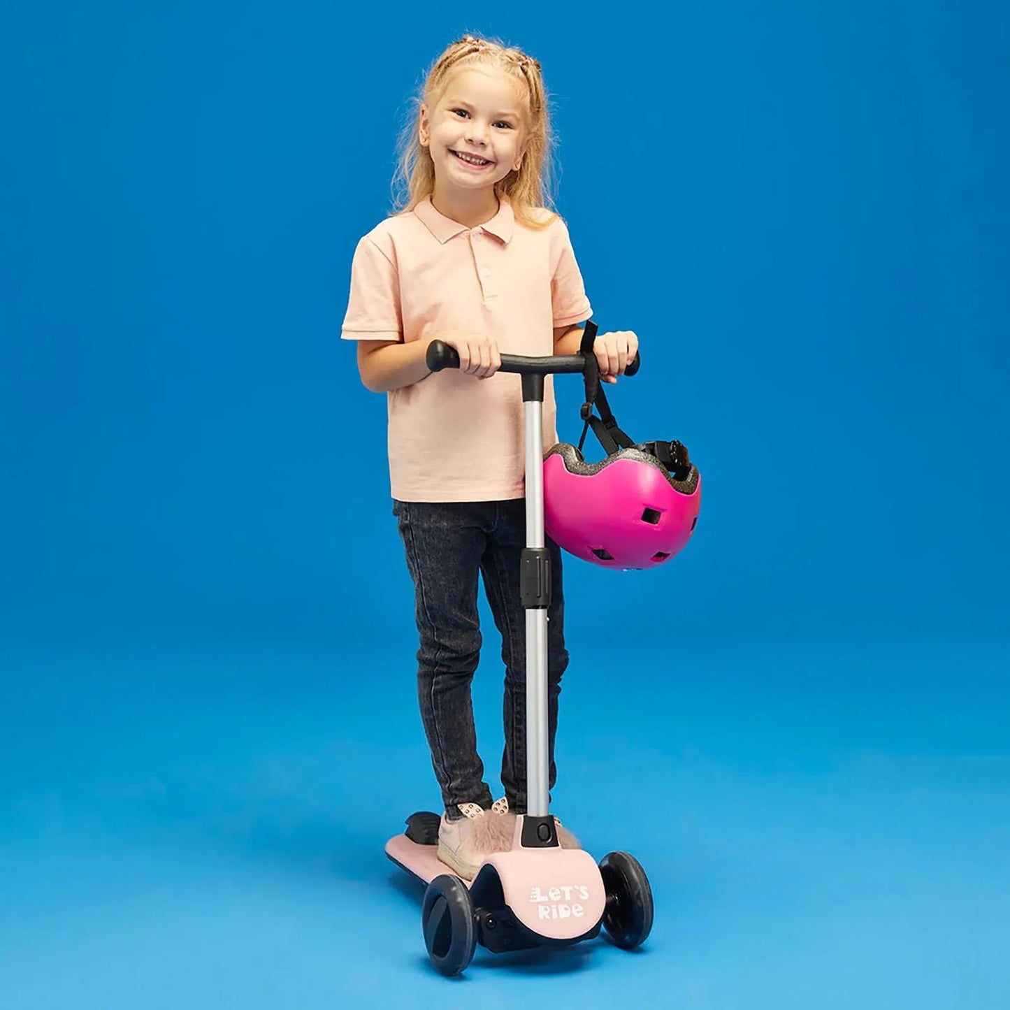 Let's Be Child Let's Ride 3 Wheels Scooter - Pink
