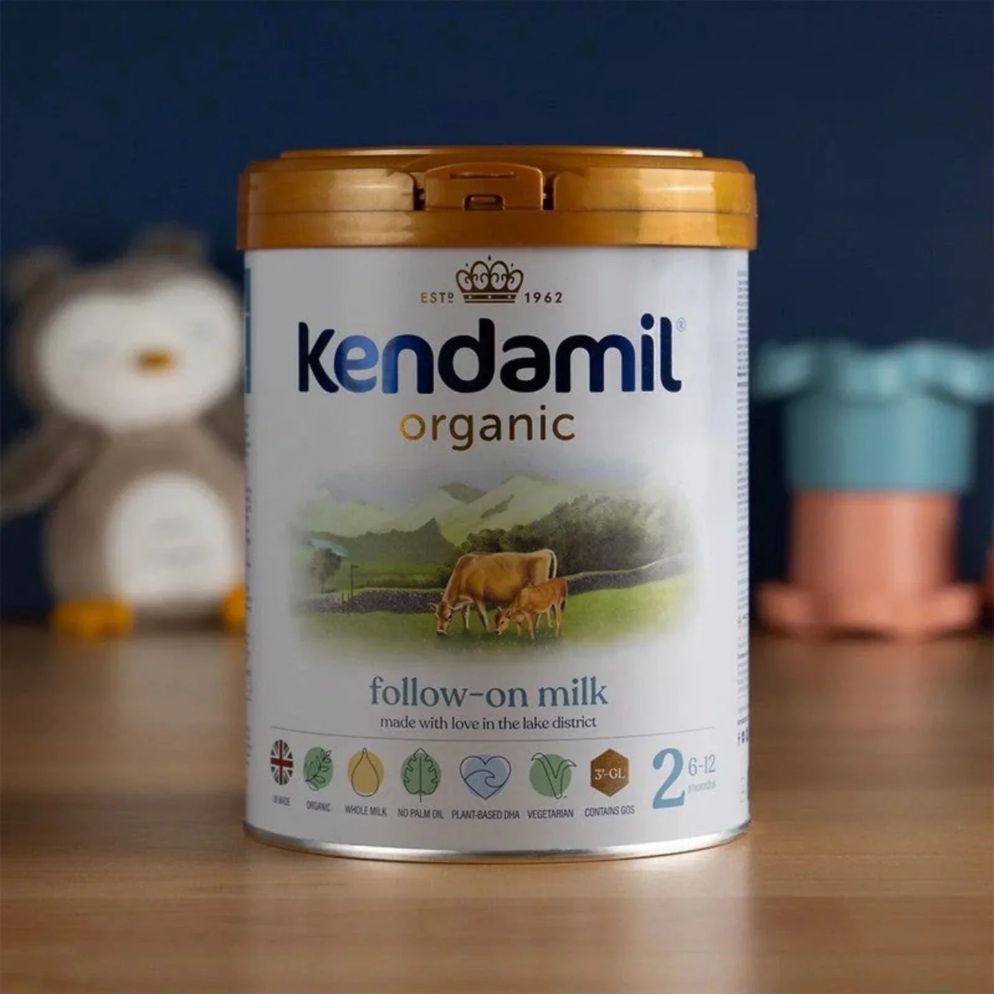 Kendamil Stage 2 Organic Follow On Milk Formula 6-12 months 800g