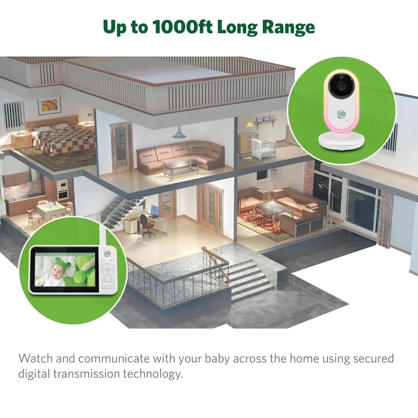 LeapFrog 5" Night Light Video Monitor