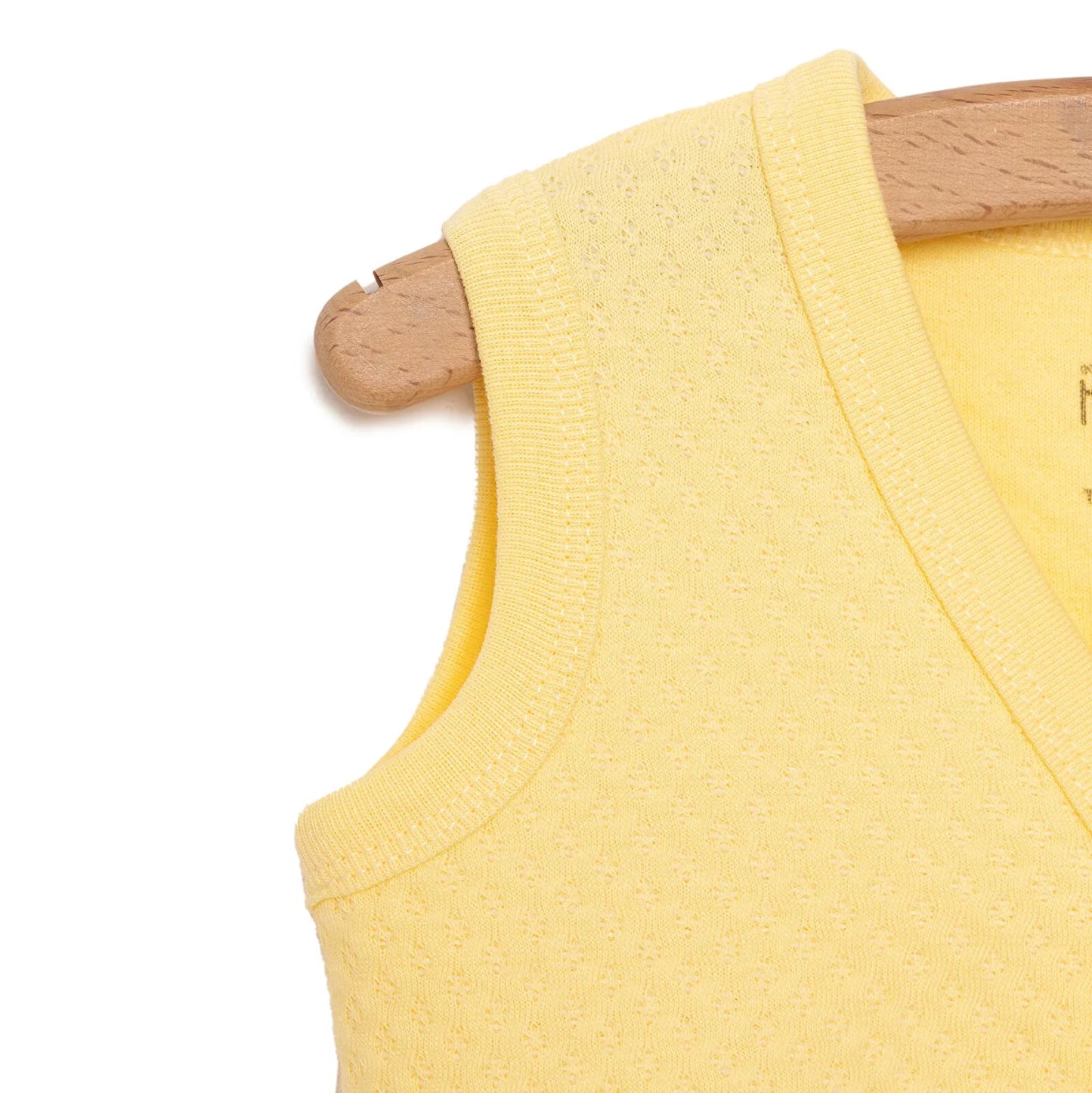 HelloBaby Quilted Vest - Light Yellow