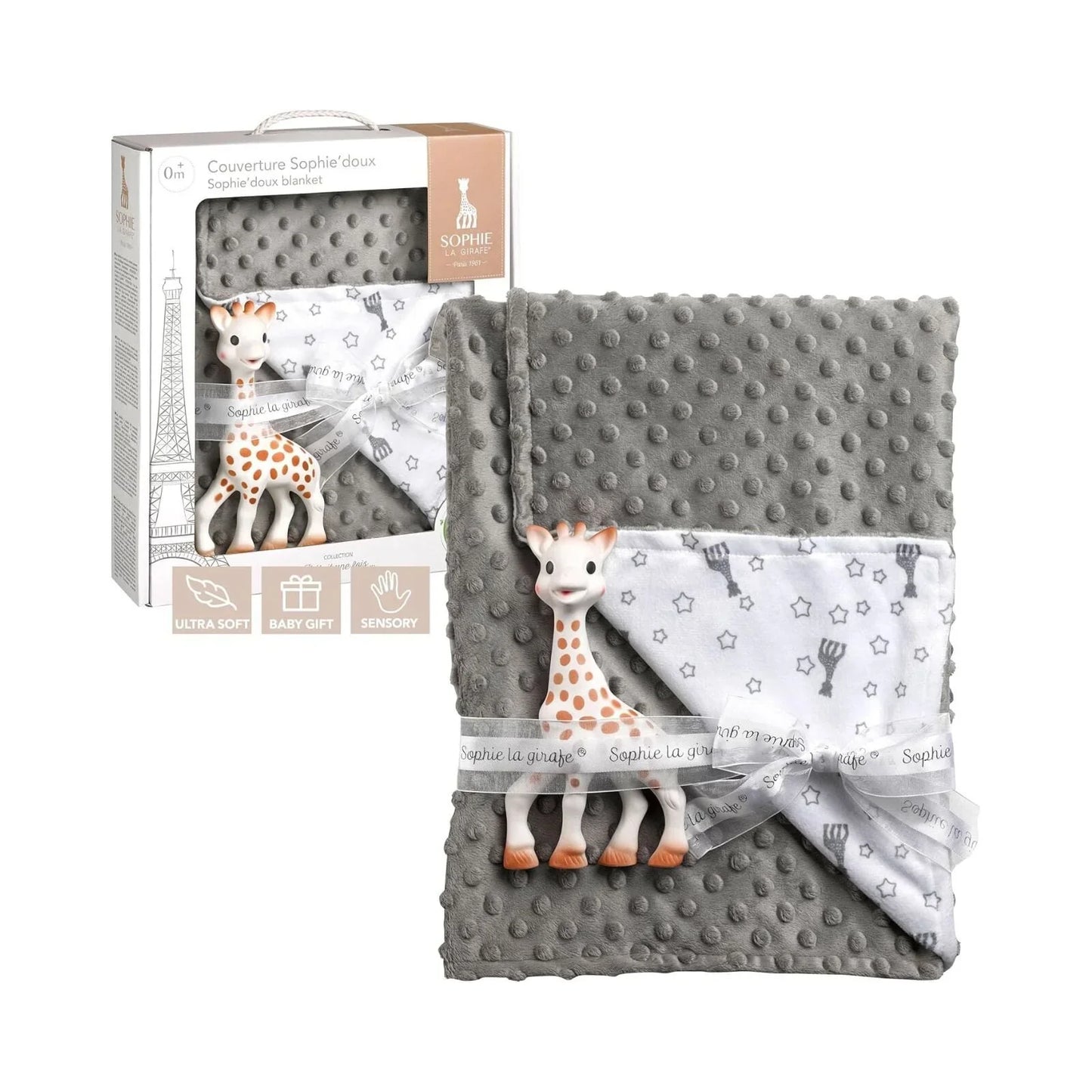 Sophie La Girafe Sophie Doux Teether & Blanket Gift Set 2 pcs