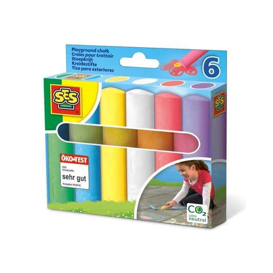 SES Creative Playground Chalk 6 pcs