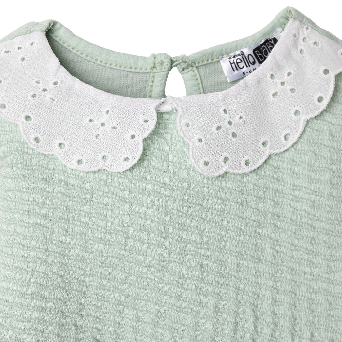 HelloBaby Winter Cherry Dress - Green