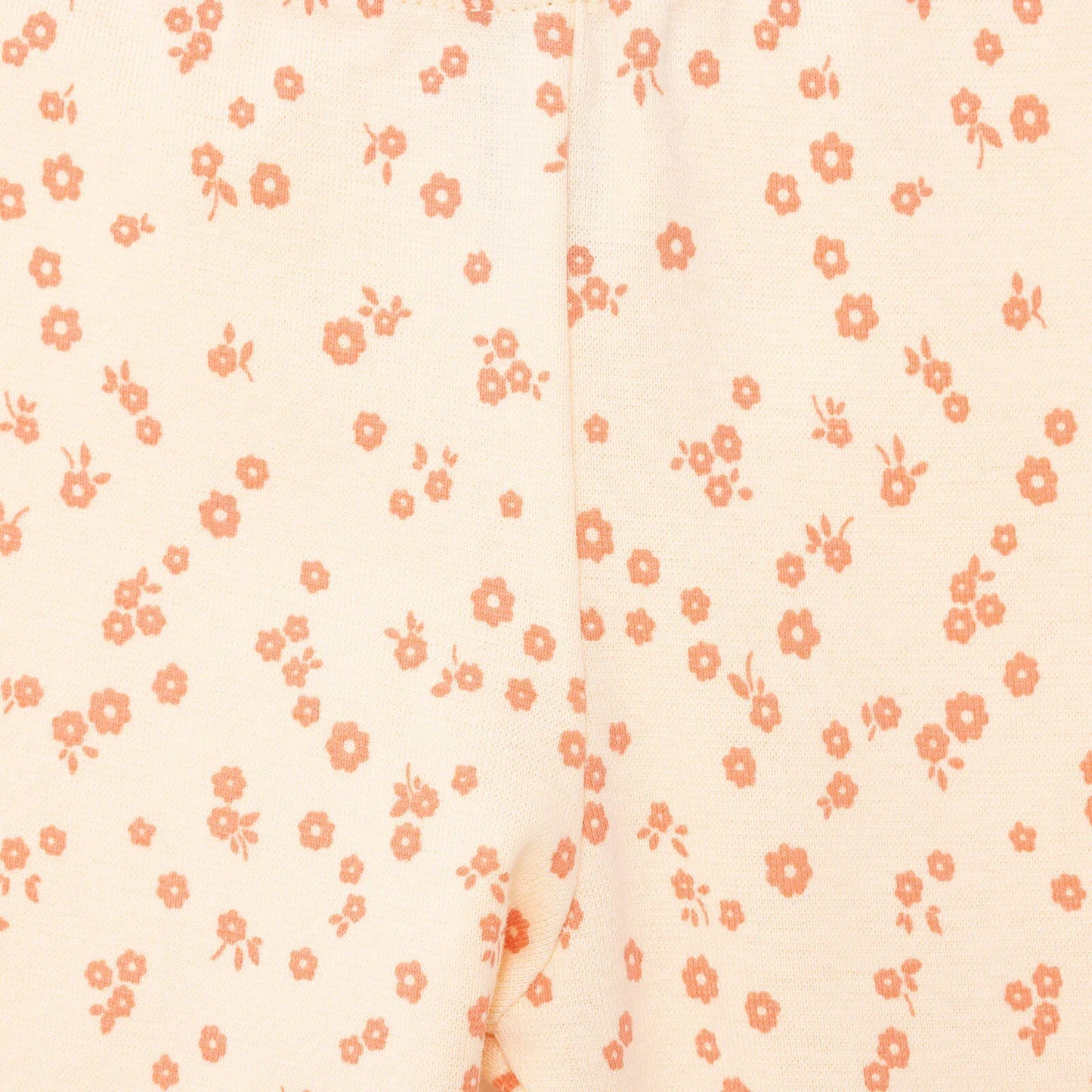 HelloBaby Basic Girl Flowers Patterns Leggings - Light Yellow