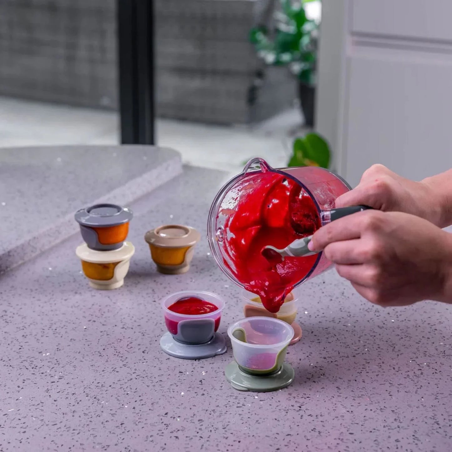 Vital Baby Nourish Store & Wean Pots 60ml Pack of 6