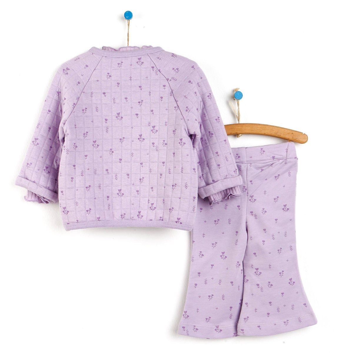 Tuffy Sweatshirt-Pants-Cardigan - Mauve