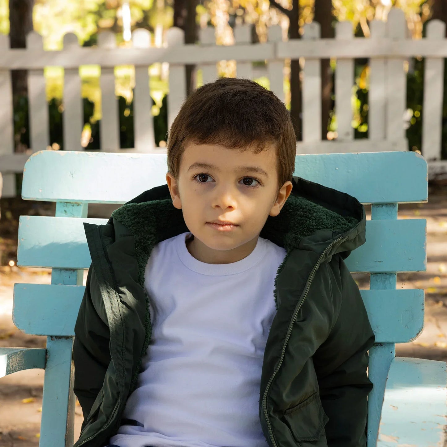 HelloBaby Hooded Coat - Green