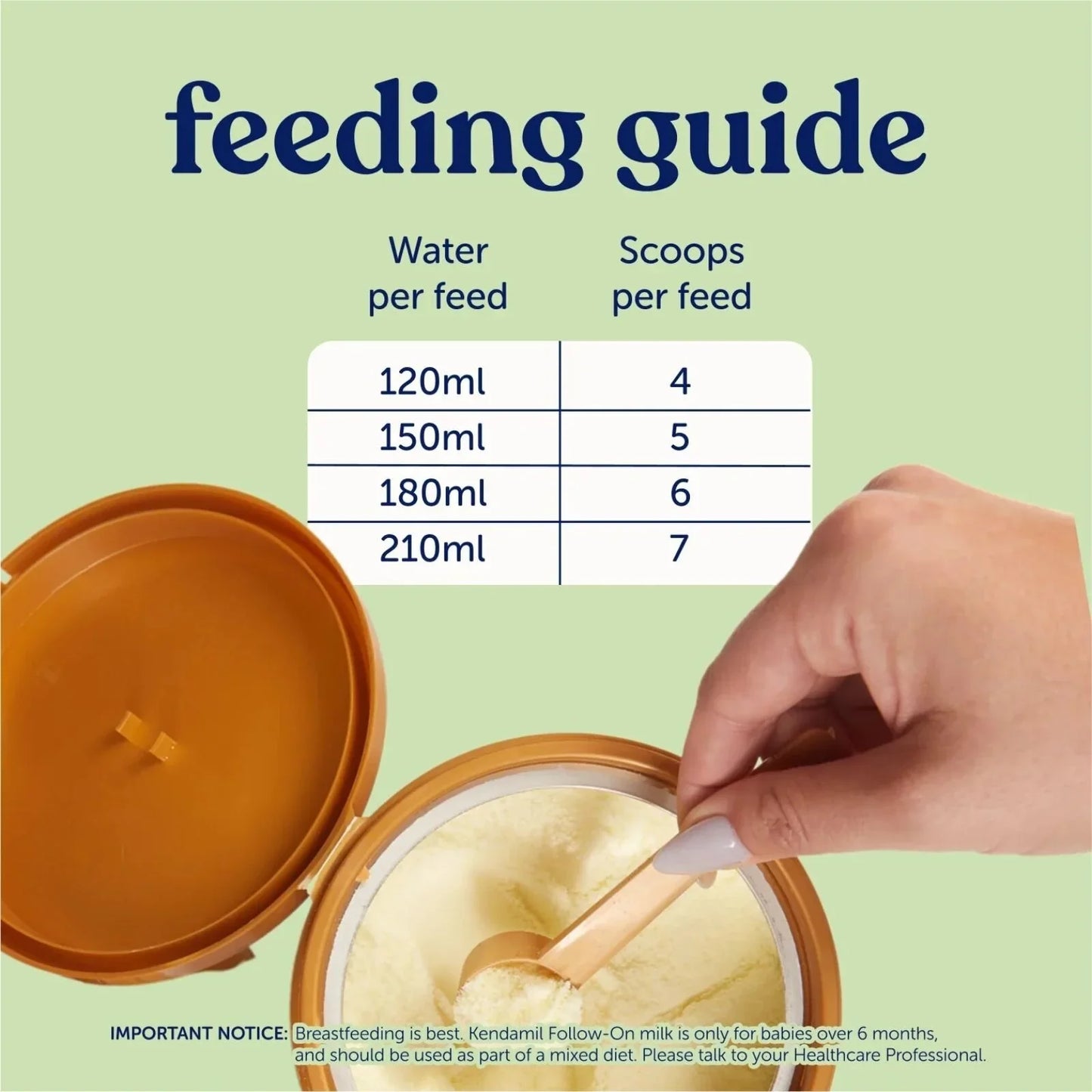 Kendamil Stage 1 Organic First Infant Milk Formula from Birth 800g