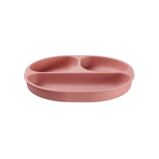 Vital Baby Nourish Silicone Suction Plate - Blush Raspberry