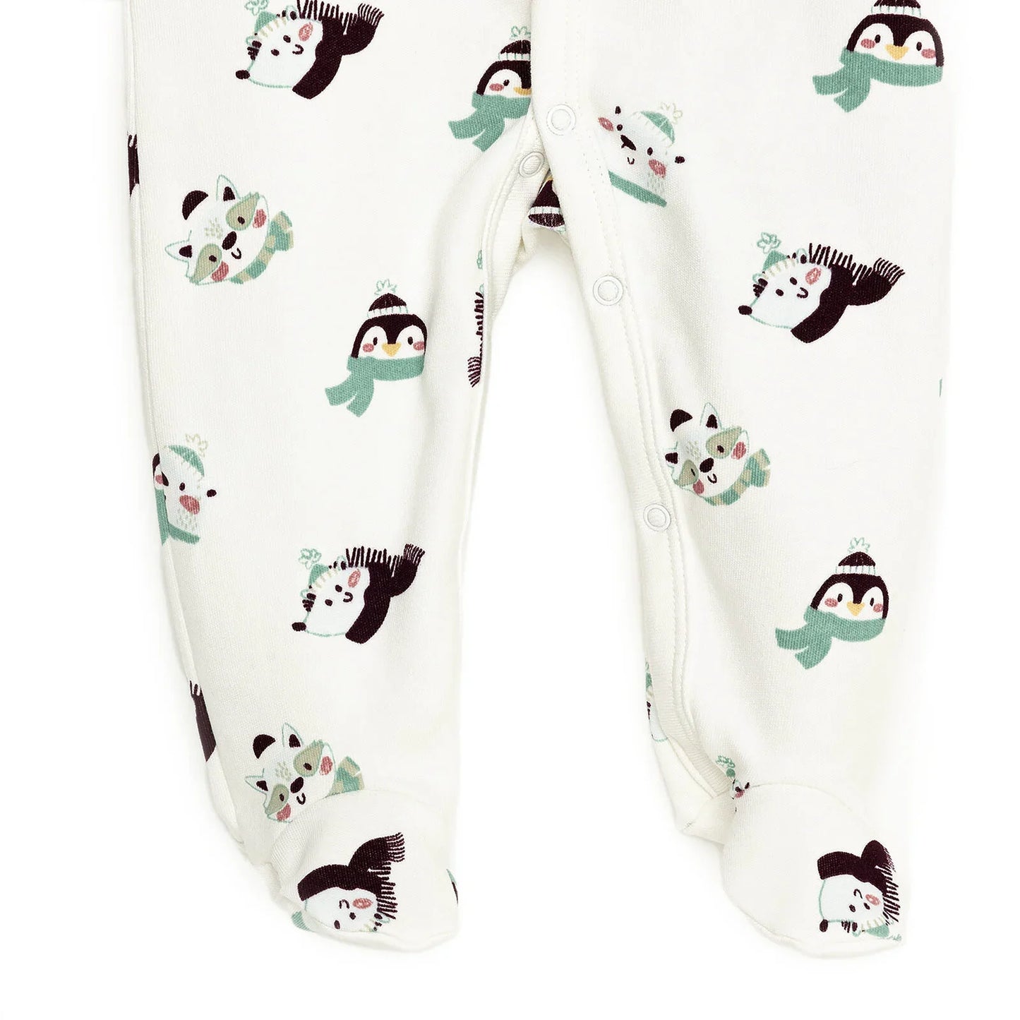 HelloBaby Footed Jumpsuit with Hat - Multicolour