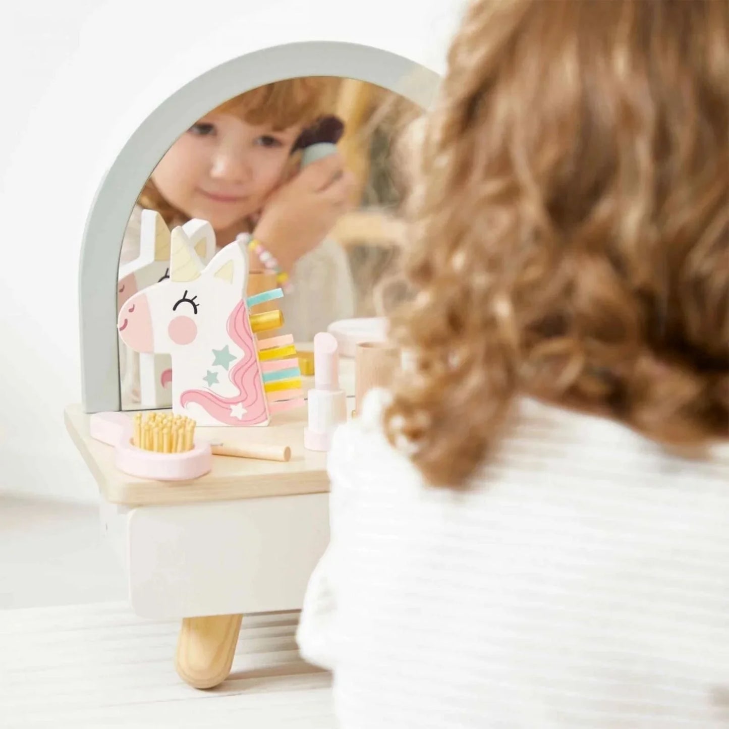 Janod Wooden Dressing Table - Unicorn
