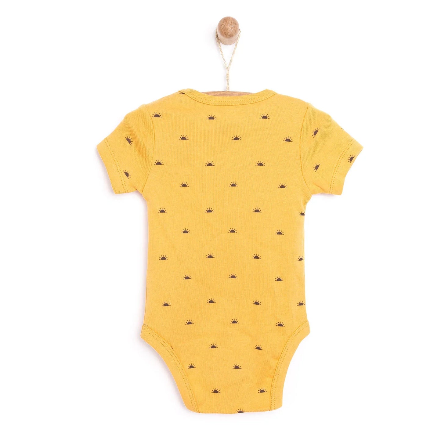HelloBaby Baby Girl Short Sleeve  Body - Mustard