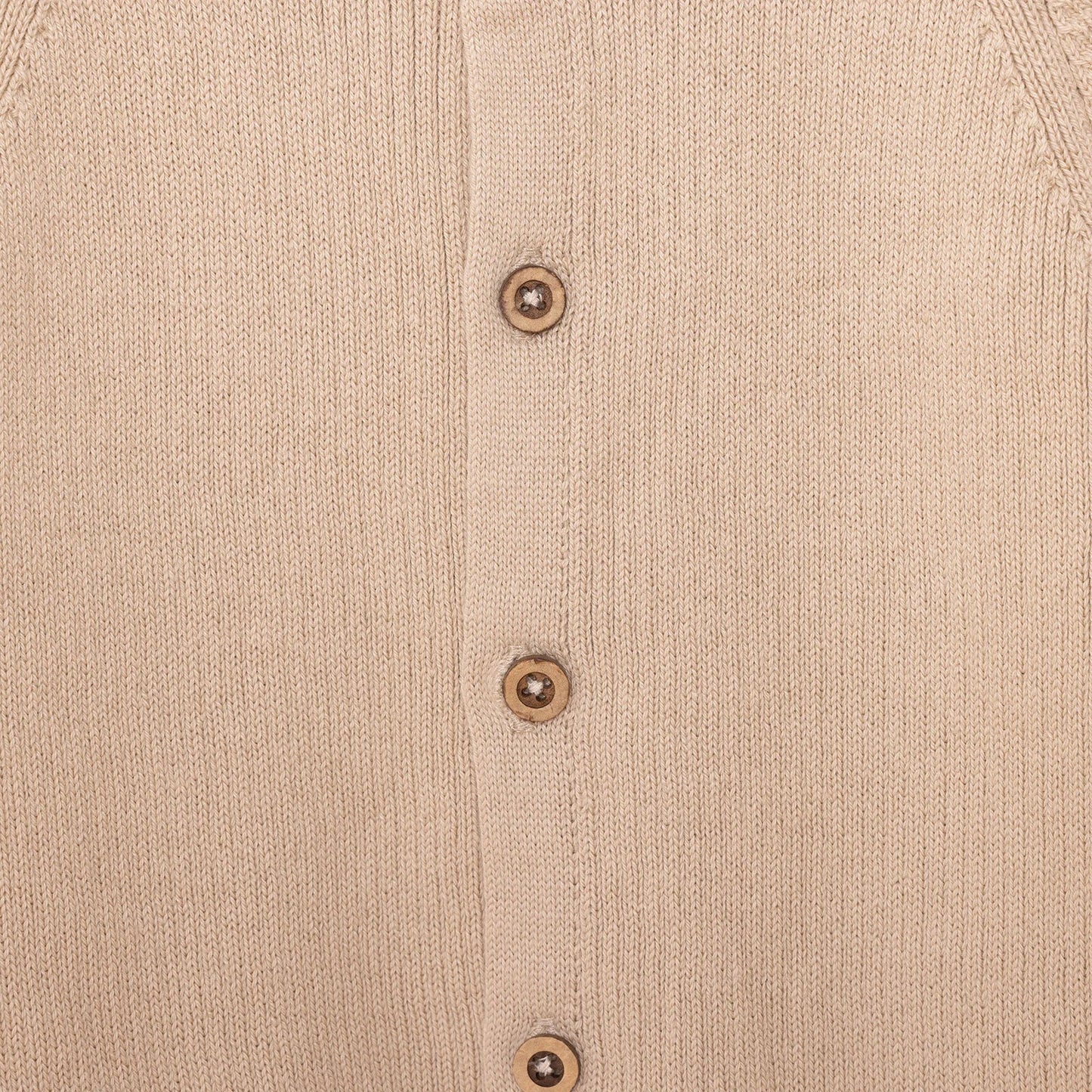 HelloBaby Newborn Girl Knit Jumpsuit - Ecru