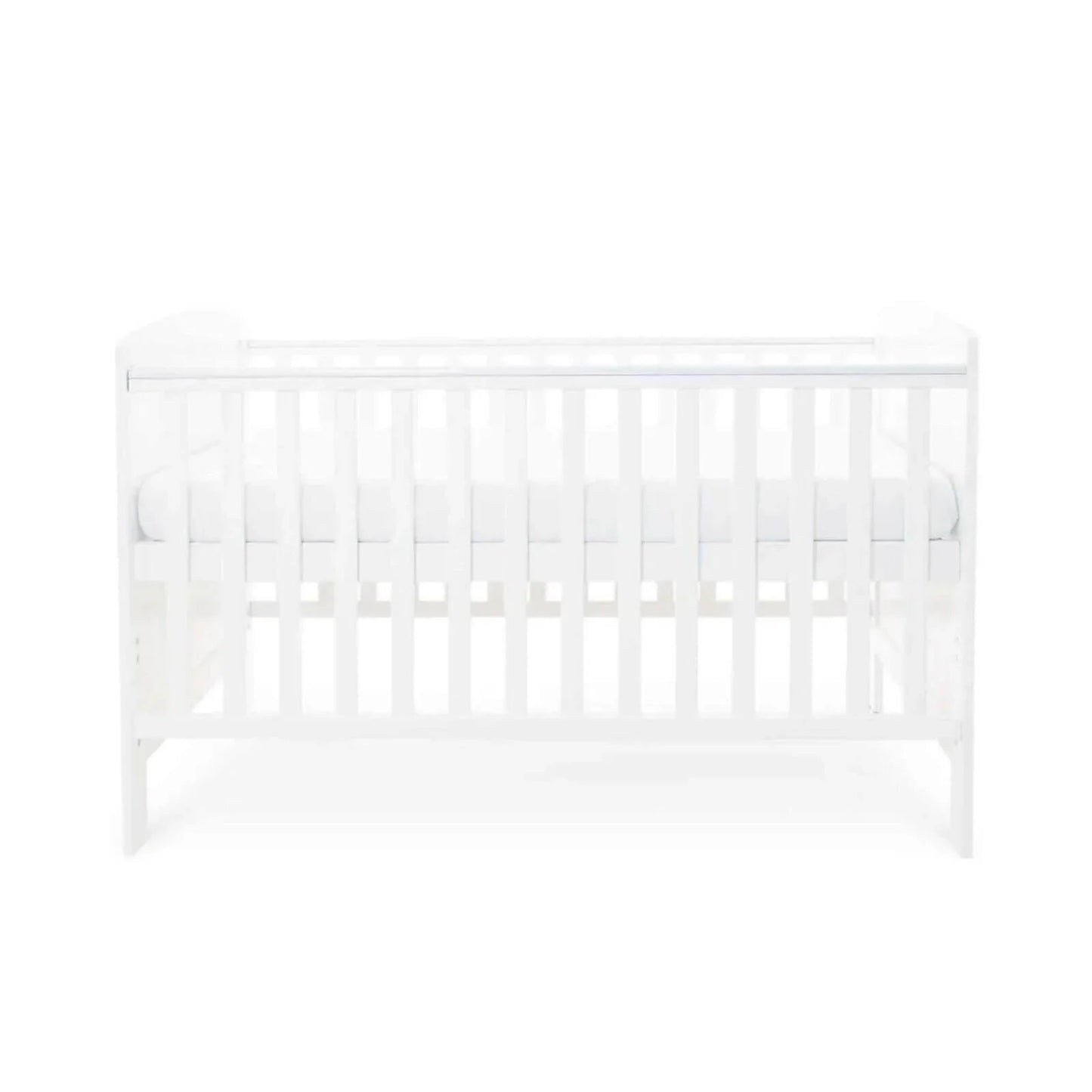 Ickle Bubba Coleby Classic Cot Bed White - Premium Pocket Sprung Mattress