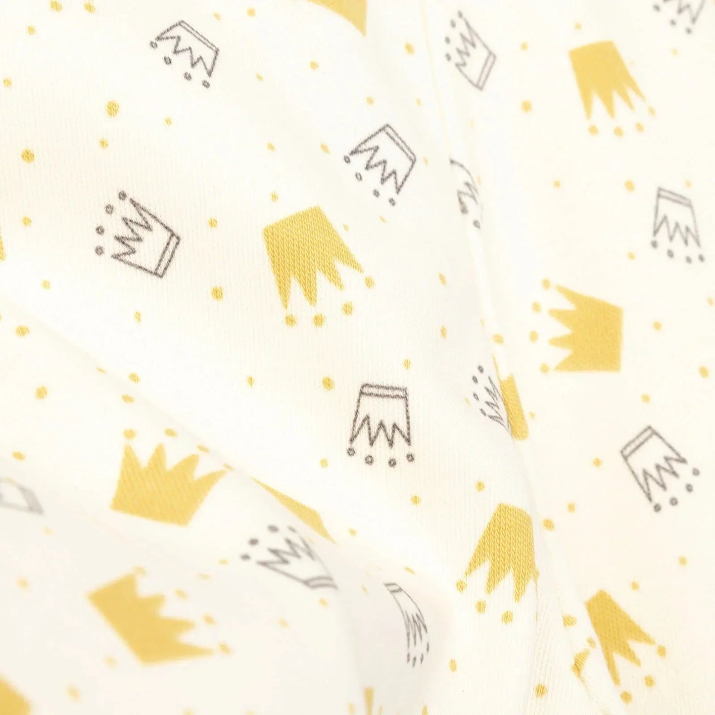 HelloBaby Basic Baby Girl Crown Printed Footless Bottom 2 pcs - Lilac