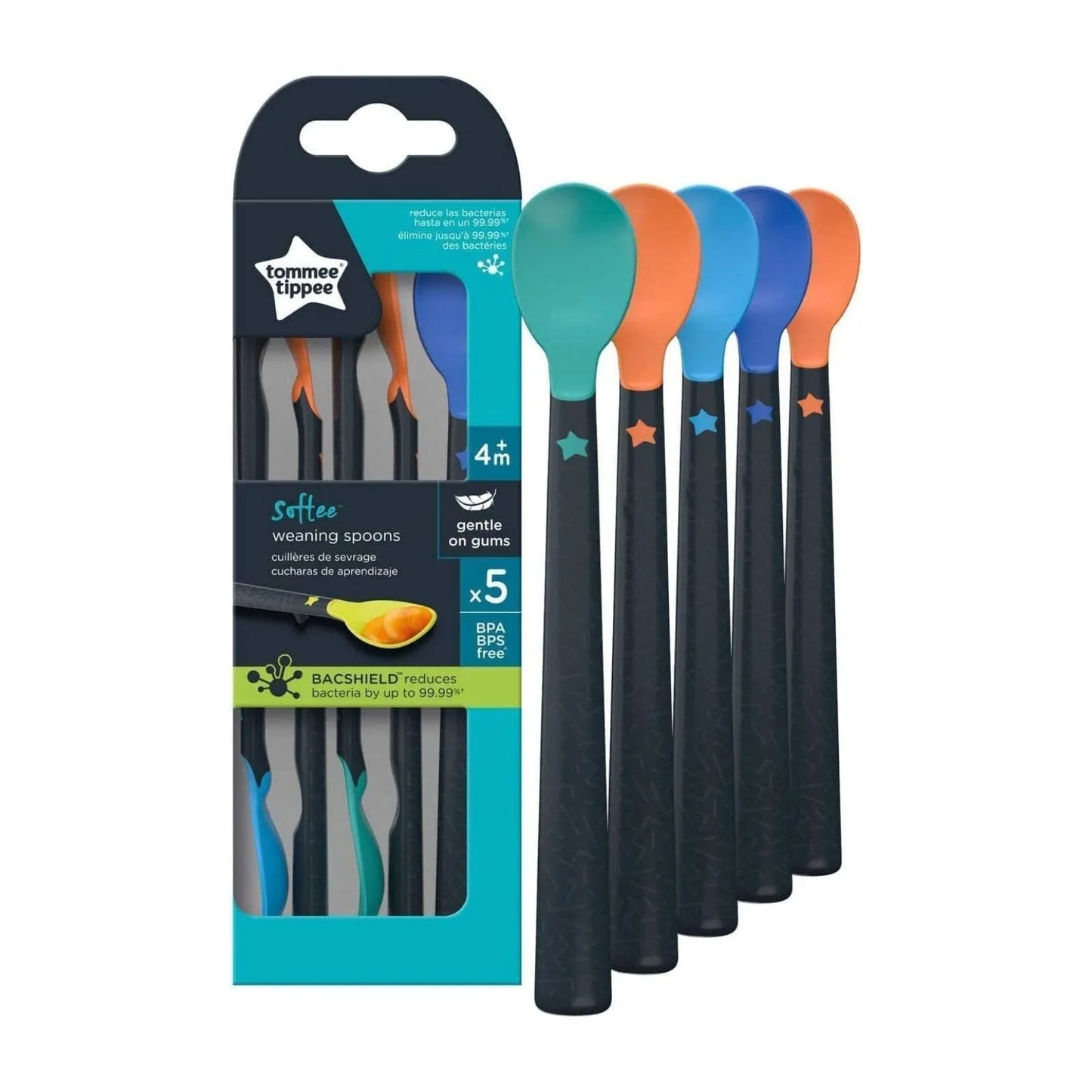 Tommee Tippee Design Weaning Spoons Pack of 5