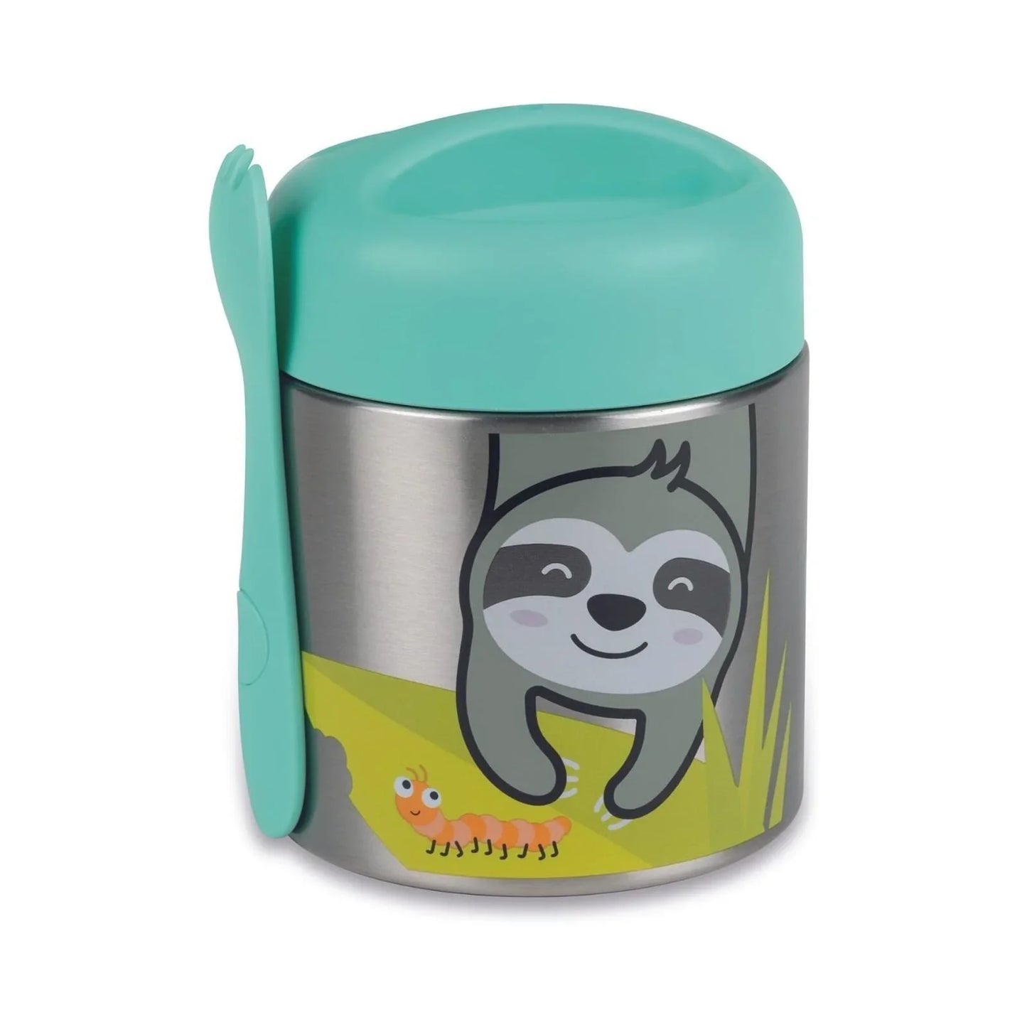 TUM TUM Thermal Food Flask with Magnetic Spork - Stanley Sloth