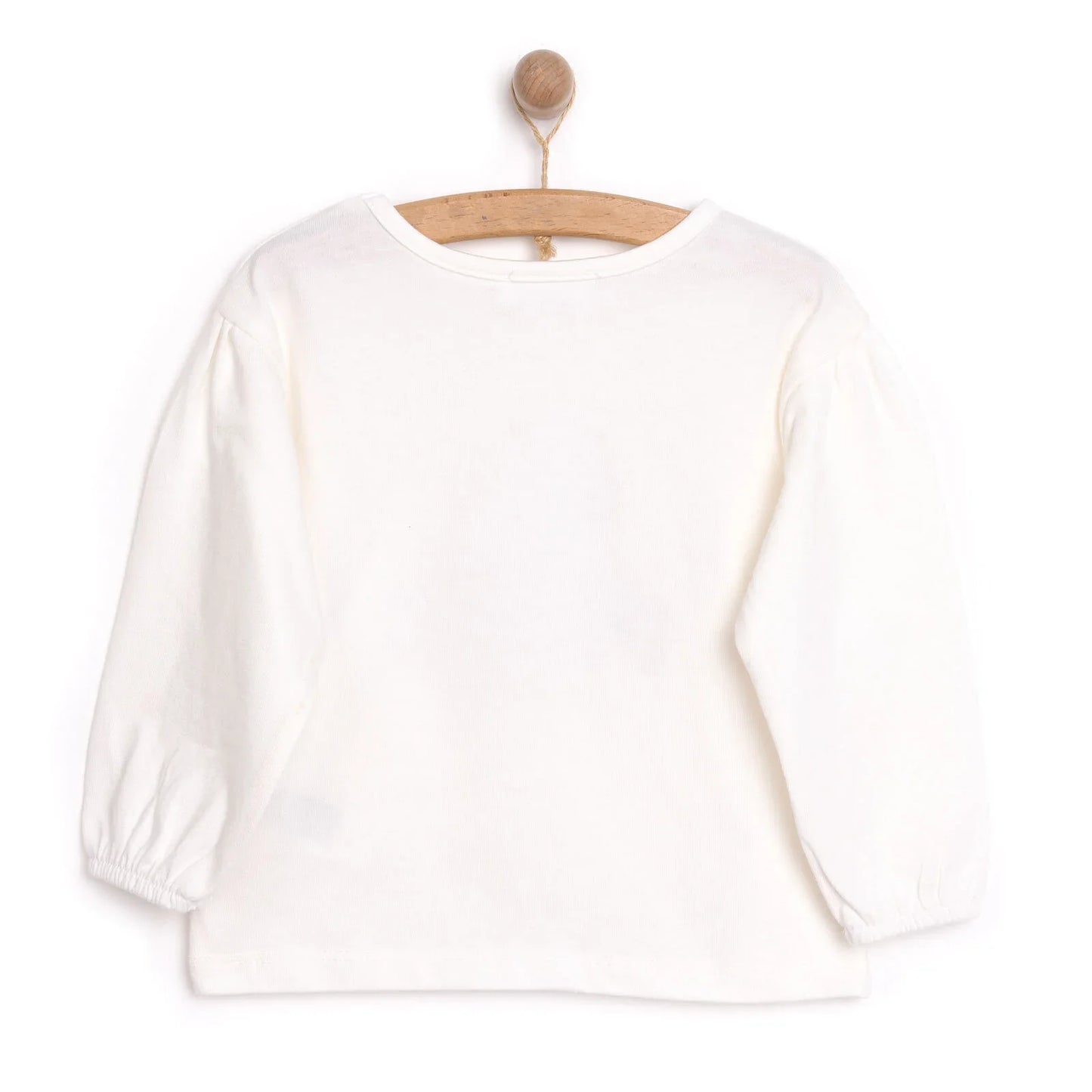 HelloBaby COZY FRIENDS Girl Sweatshirt - Ecru