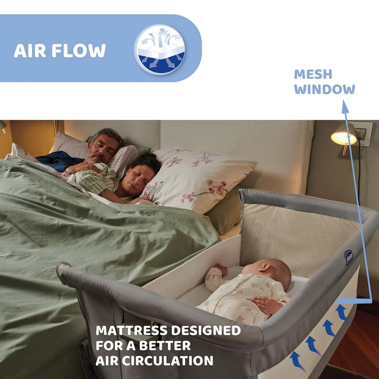 Chicco Next2Me Standard Grey