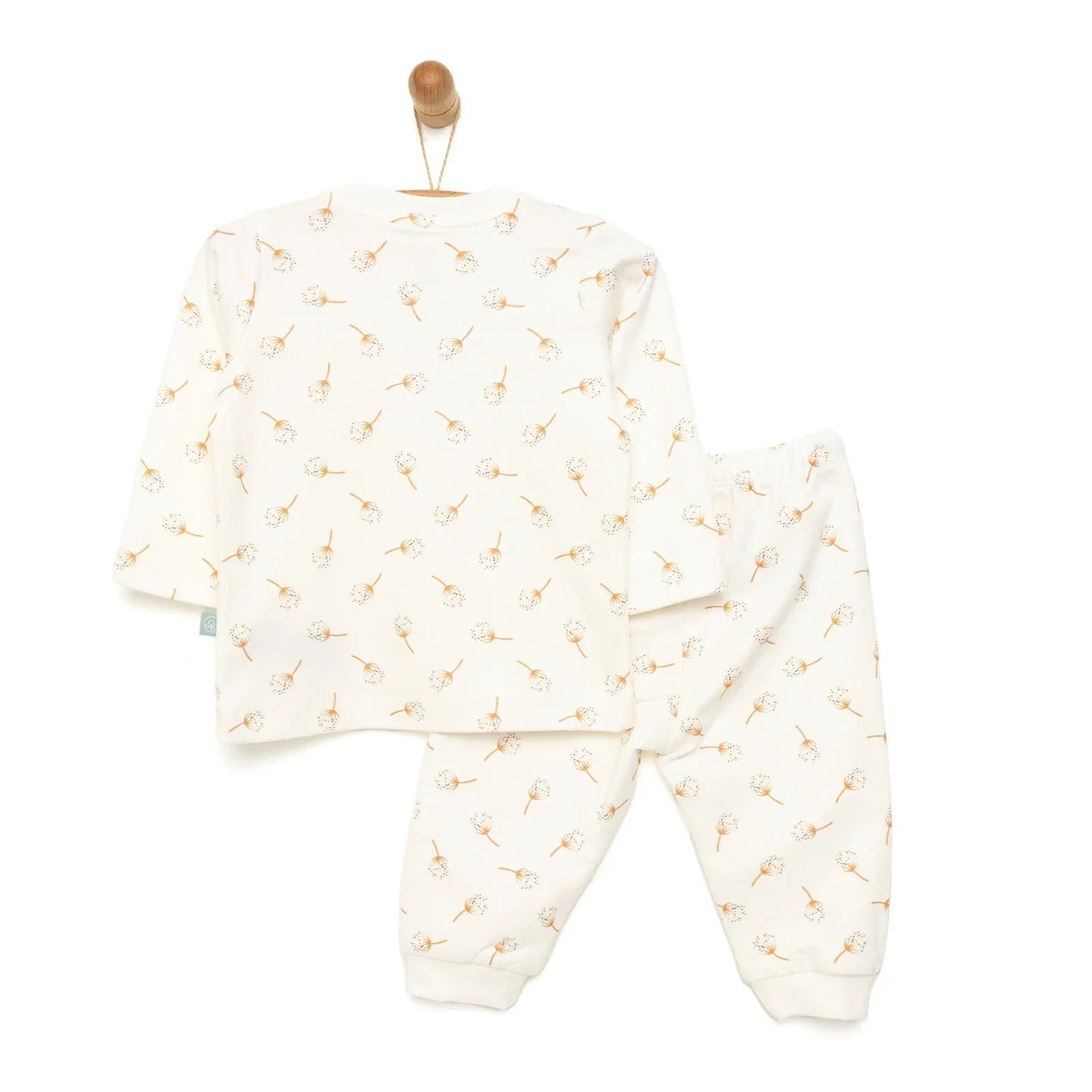 Pambuliq Baby Girl Long Sleeve Pyjamas Set - Ecru
