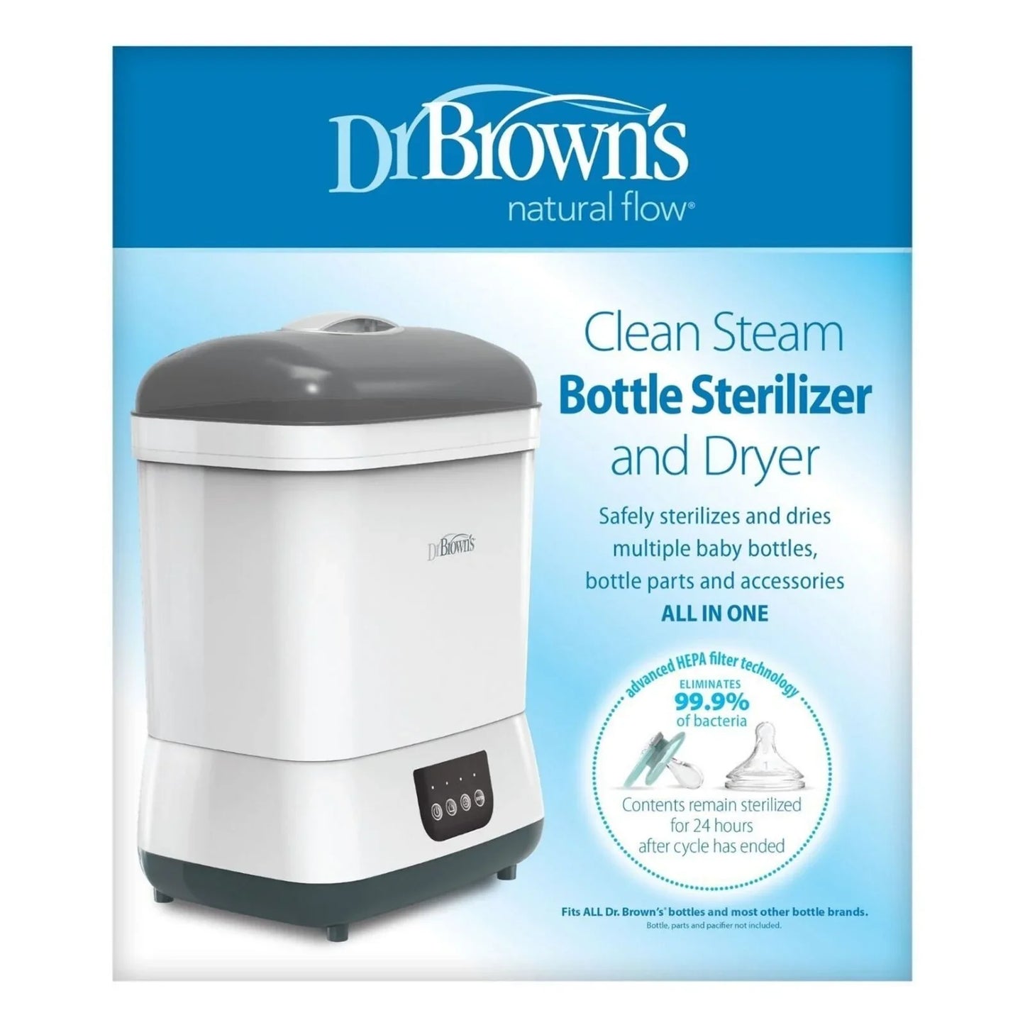 Dr. Brown's Clean Steam Bottle Steriliser & Dryer