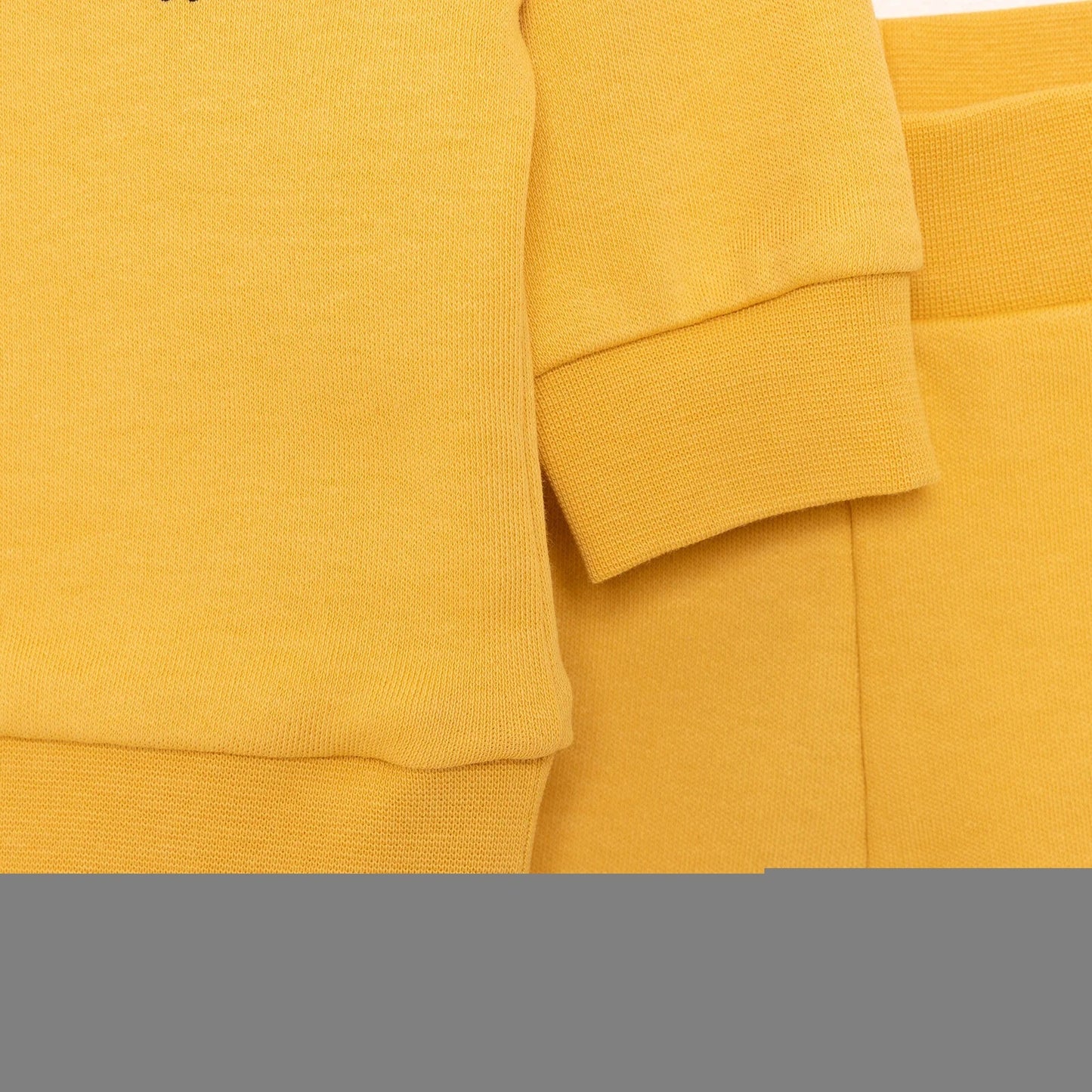 HelloBaby Basic Boy Fox Printed Jogging - Mustard