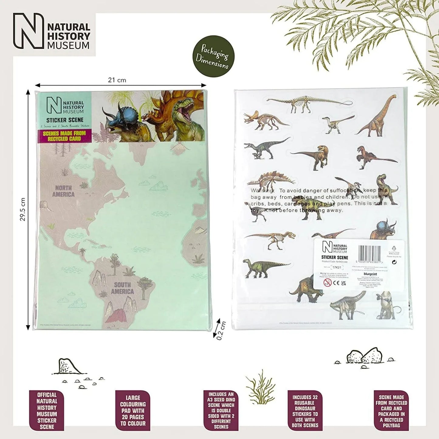 National History Museum Sticker Scene