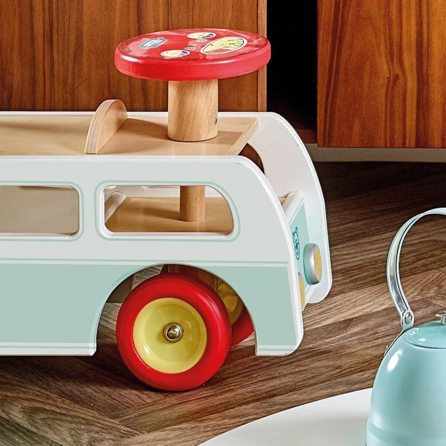Vilac 2-in-1 Retro Wooden Camper Van