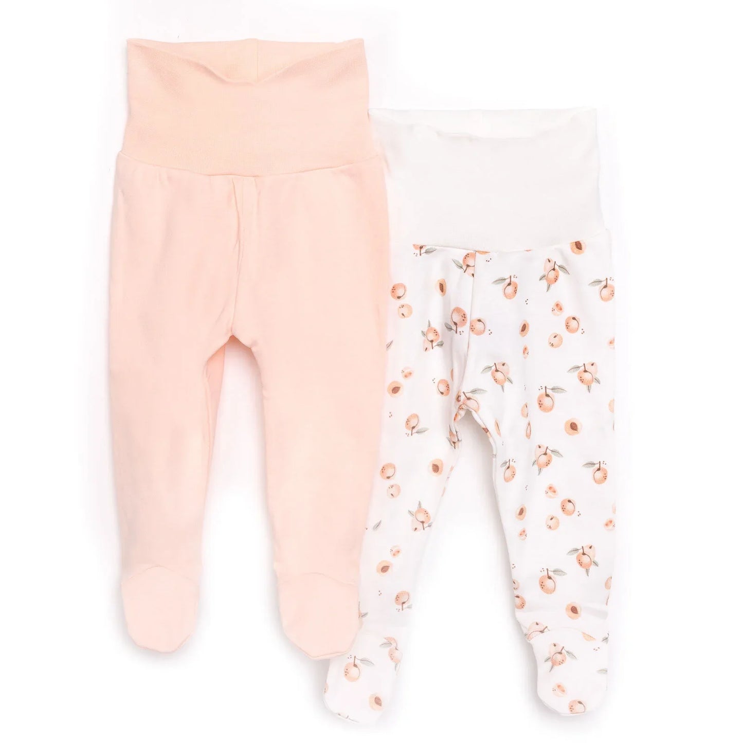 Tiffany 2 Piece Footed Bottom - Pink