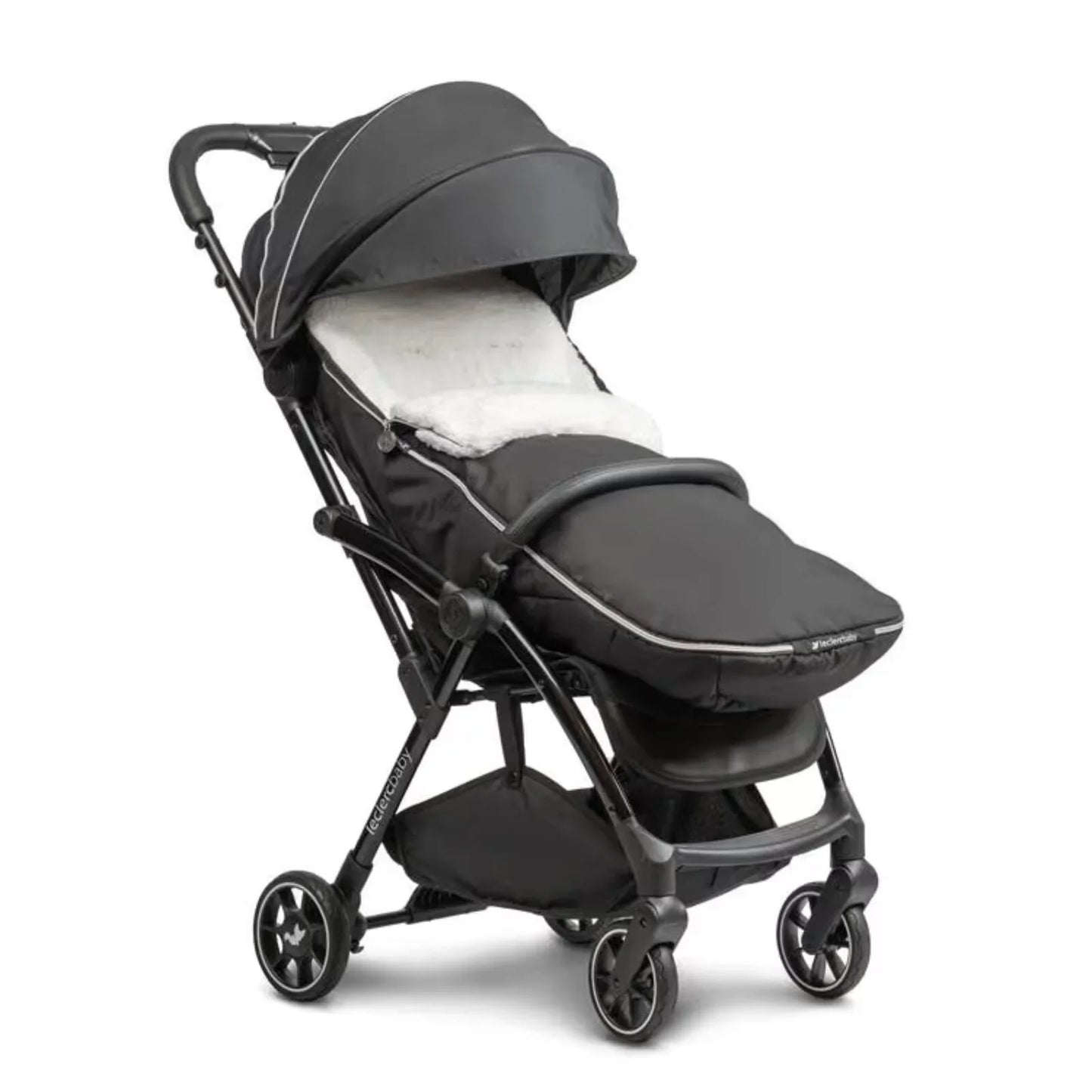 Leclerc Baby Influencer Air Footmuff Teddy - Piano Black