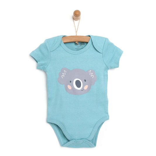 HelloBaby Short Sleeve Bodysuit - Petrol Green