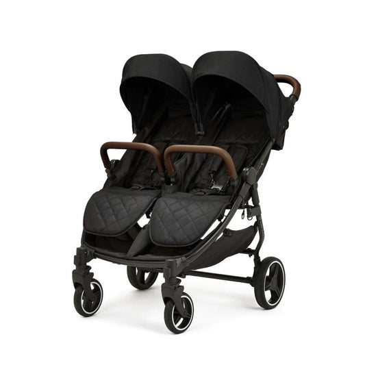 Ickle Bubba Venus Double Stroller - Black
