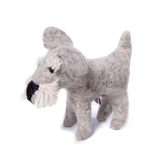 Amica Felt Sheila the Toy Schnauzer 15cm