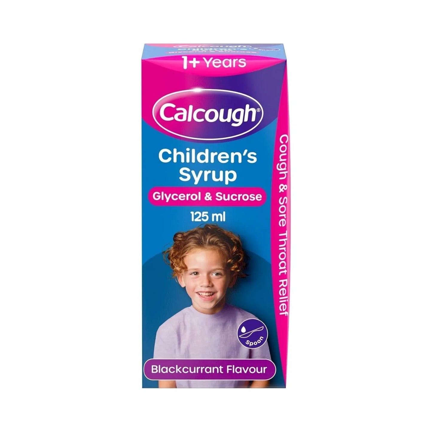 Calcough Children's Syrup Blackcurrent Flavour 1+ year 125ml