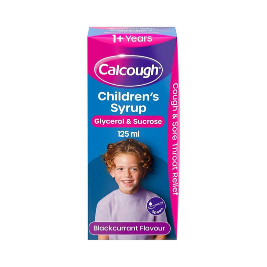 Calcough Children's Syrup Blackcurrent Flavour 1+ year 125ml