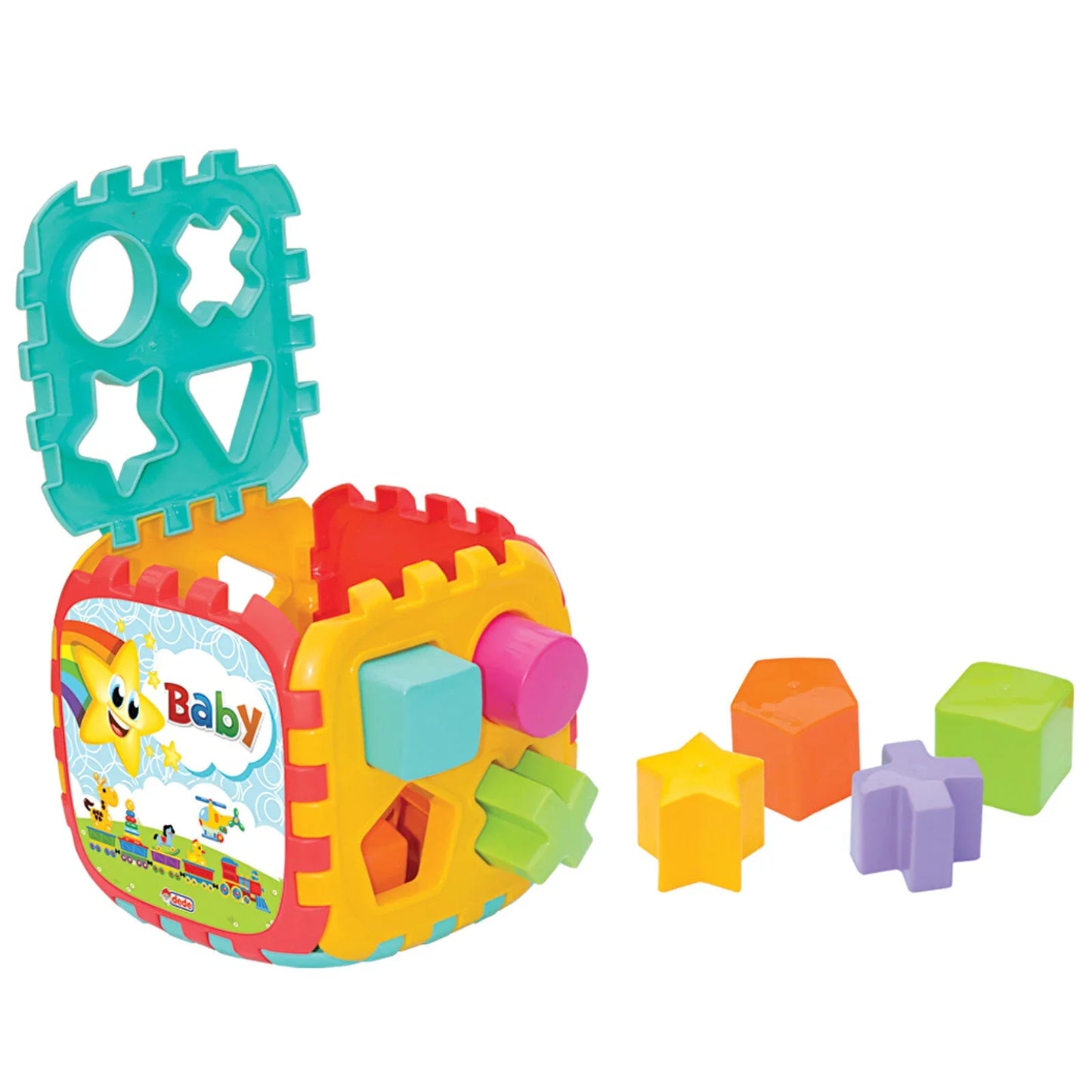 Dede Baby Puzzle Big Shape Sorter Cube