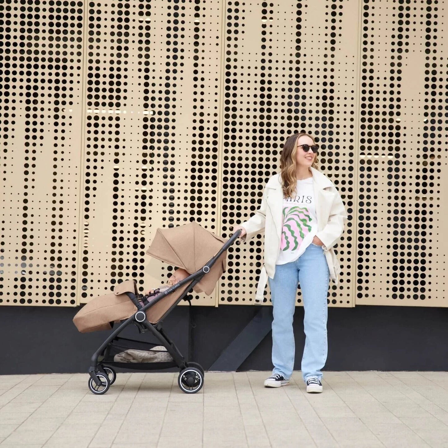 Ickle Bubba Aries Autofold Stroller - Graphite Grey