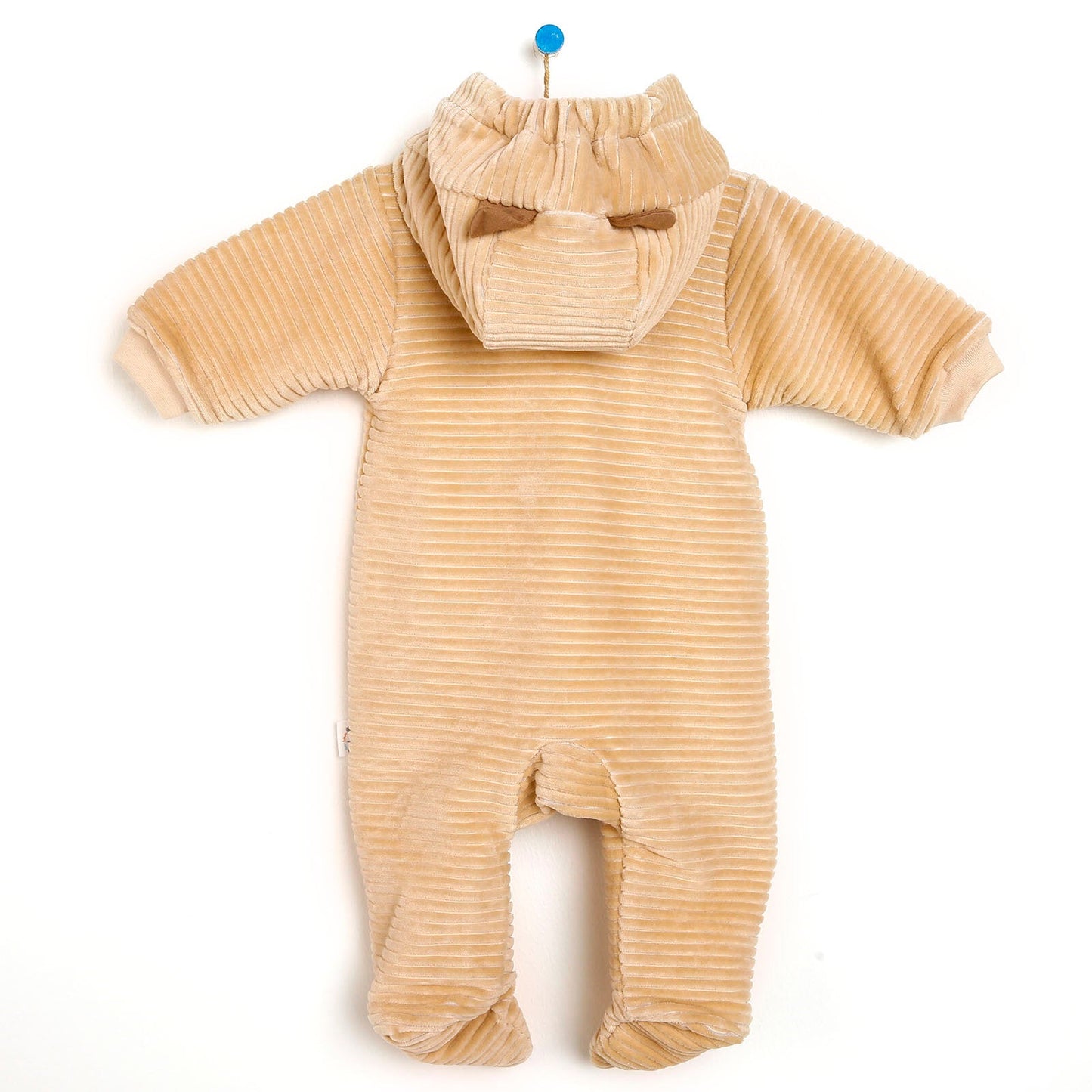 Bebetto Footed Jumpsuit - Beige