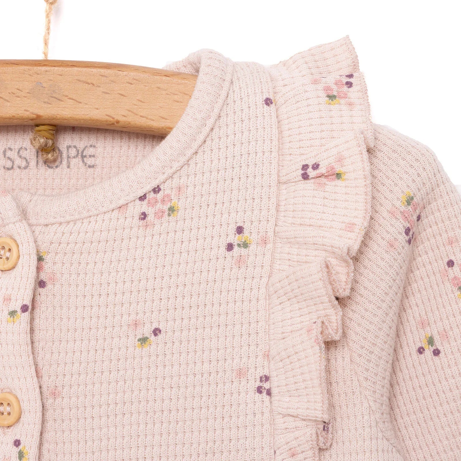 Cassiope Newborn Mini Flowers Jumpsuit - Salmon