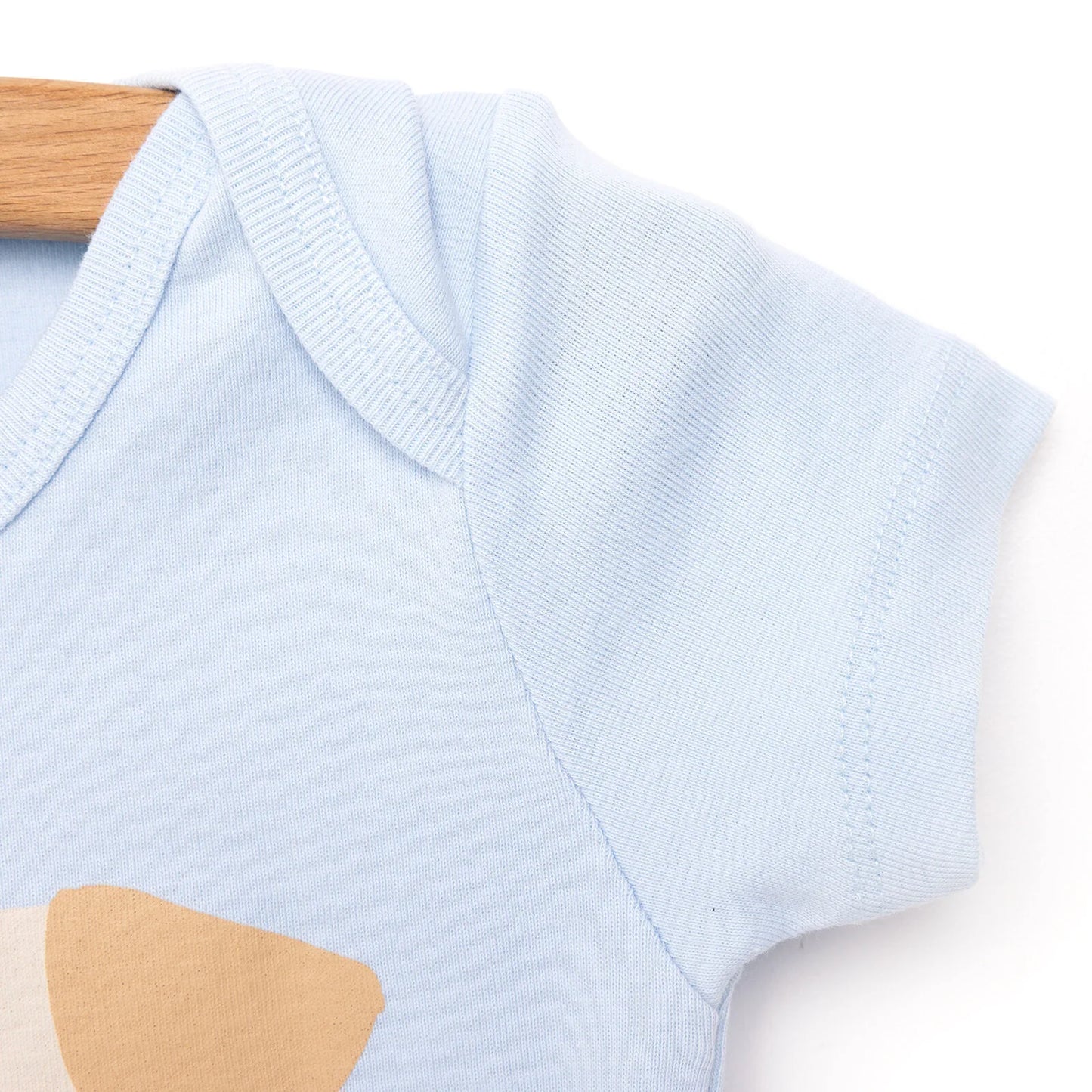 HelloBaby Short Sleeve Bodysuit - Blue