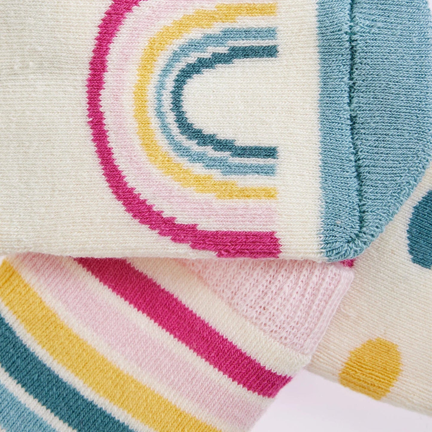 HelloBaby Baby Girl Chenille Socks 3 Pcs - Light Pink