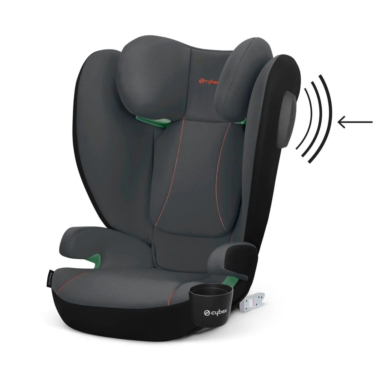 Cybex Solution B4 i-Fix Group 2/3 Car Seat (4 Years to 12 Years) - Steel Grey