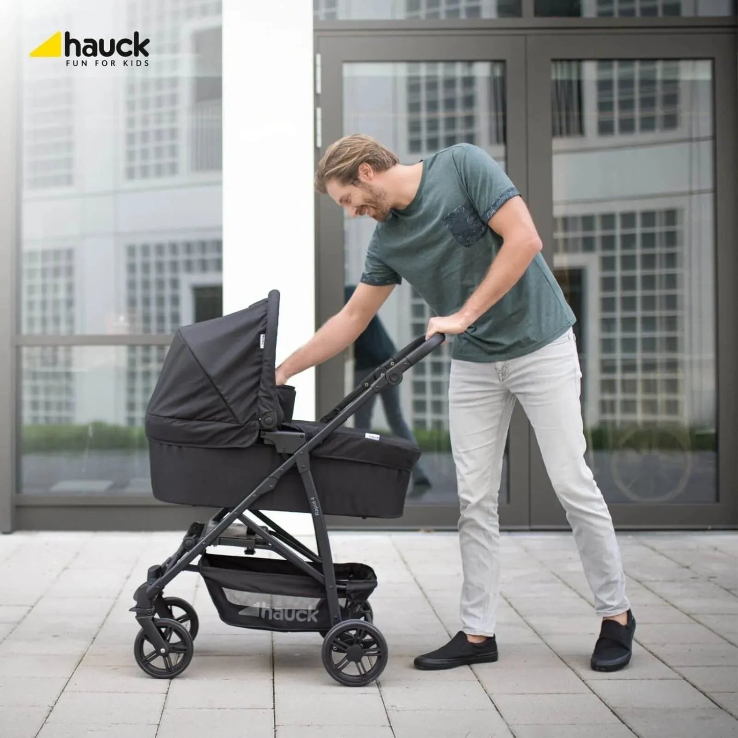 Hauck Rapid 4 Trioset - Grey