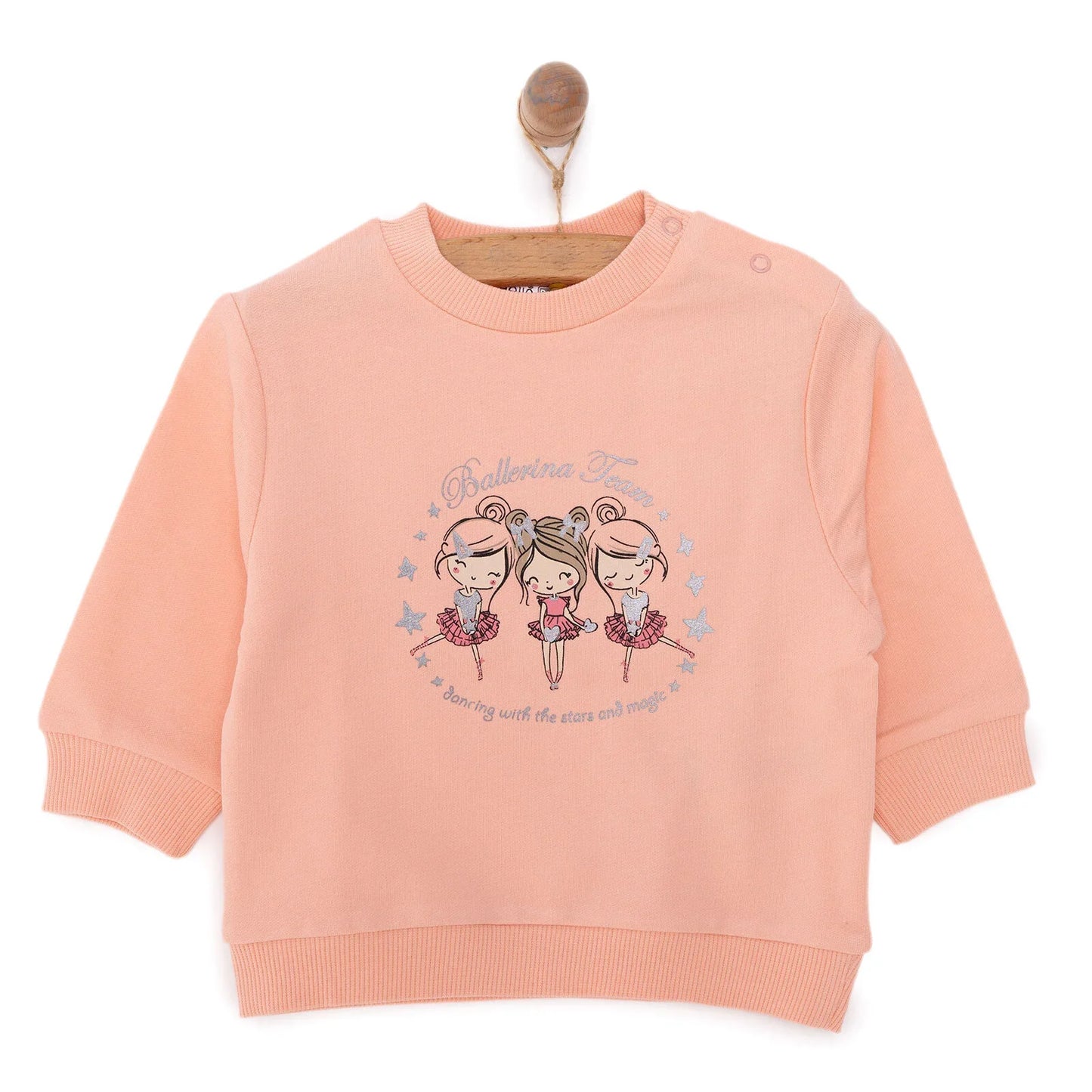 HelloBaby Basic Baby Girl Sweatshirt - Pink