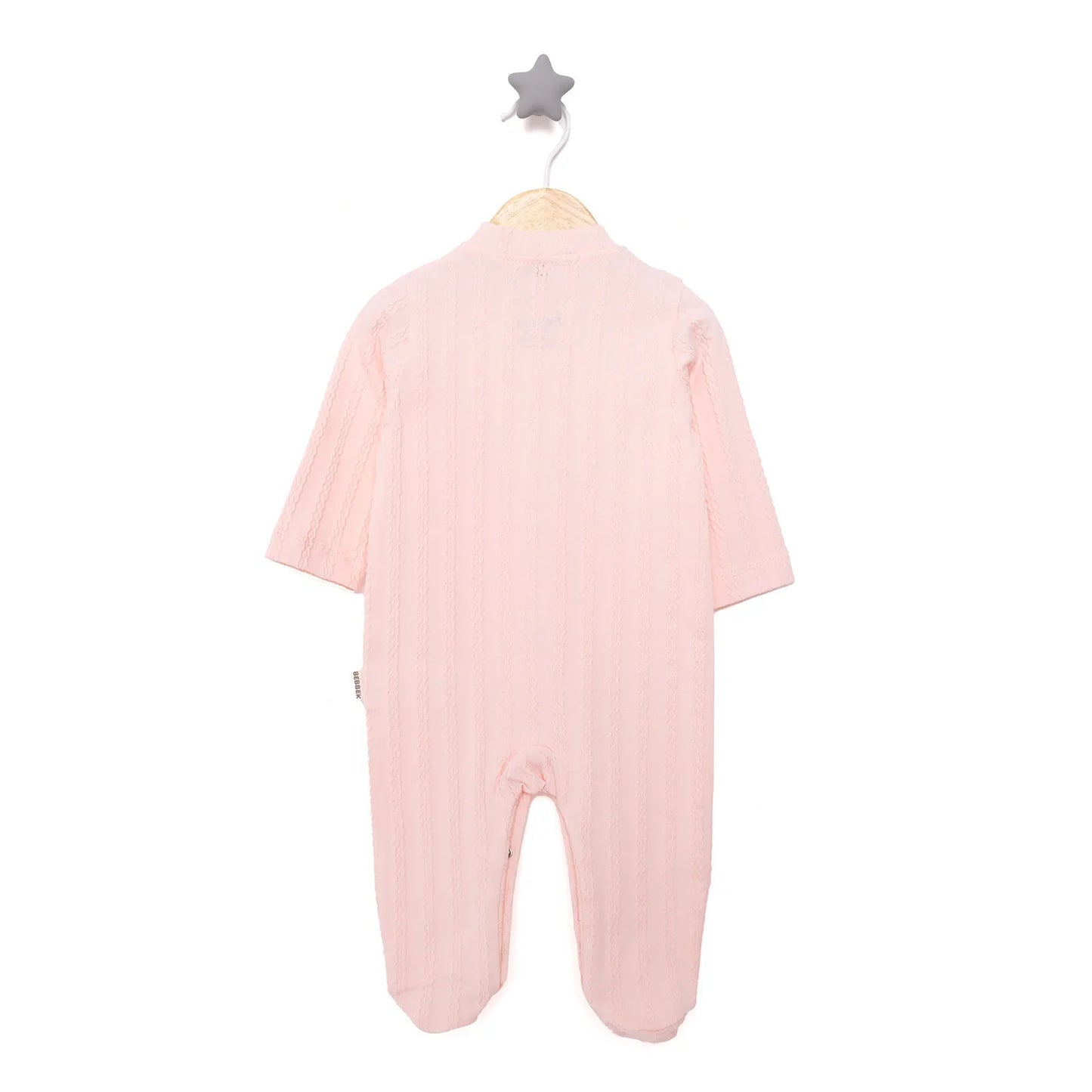 Bebbek Girl Footed Jumpsuit - Powder