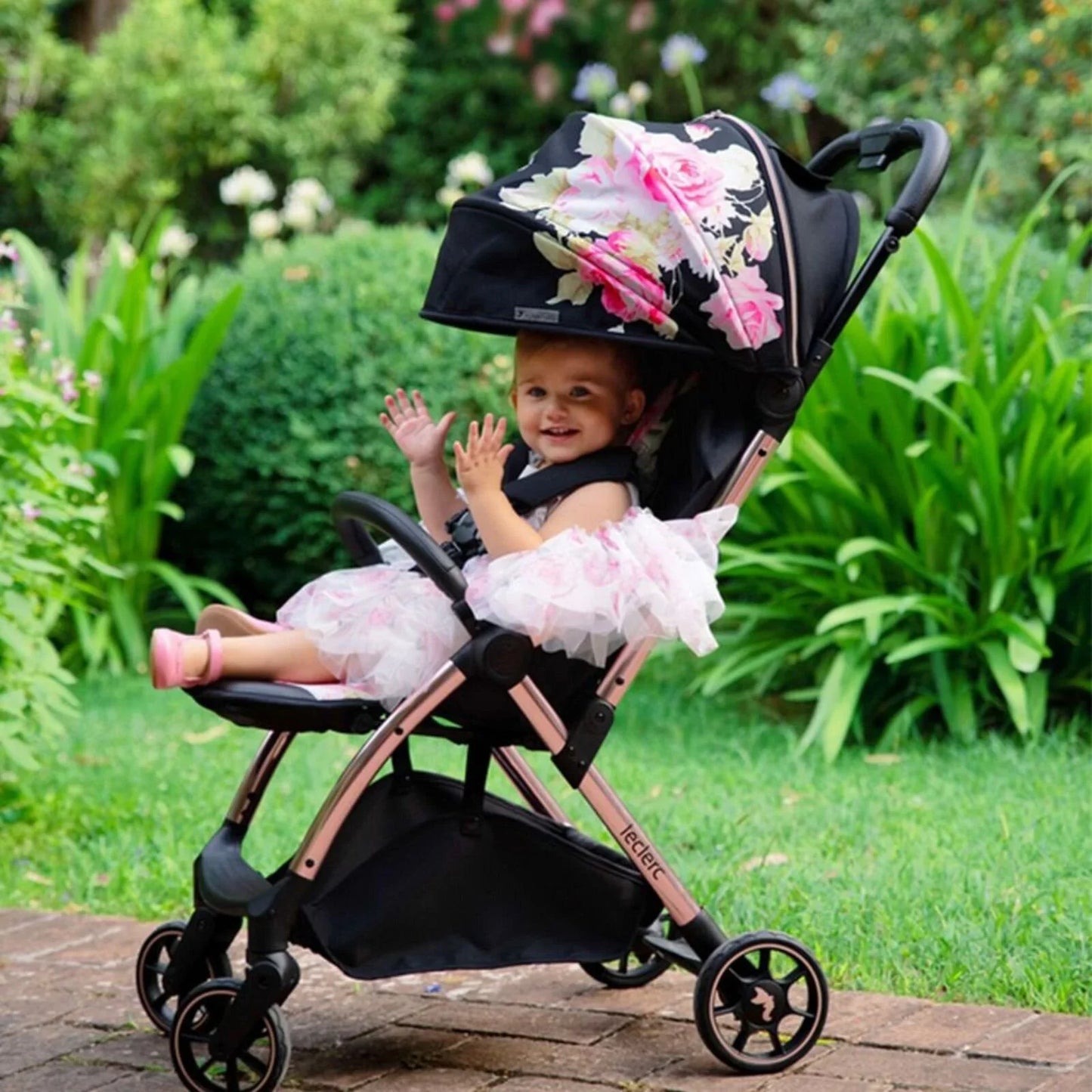 Leclerc Baby by Monnalisa Stroller - Black