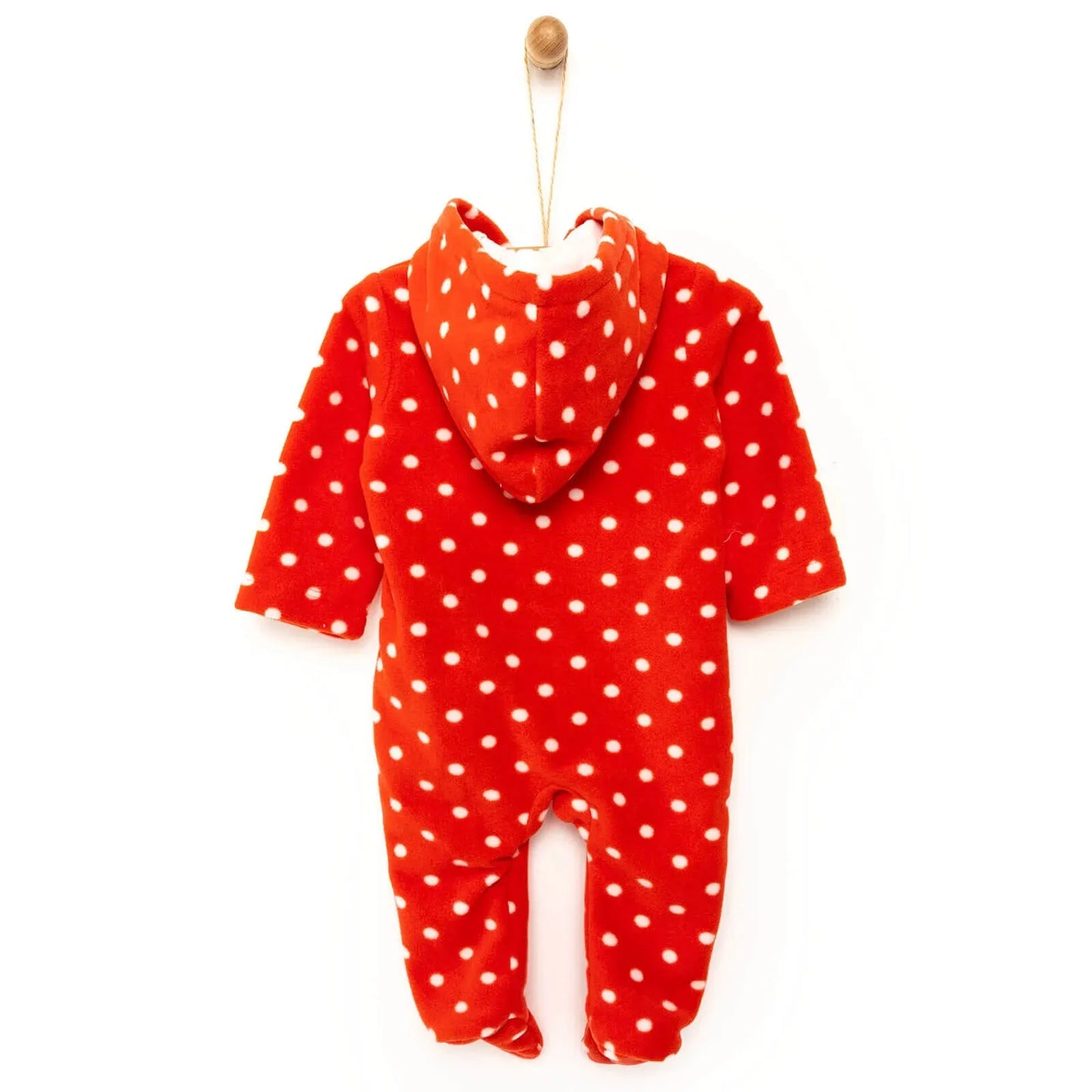 HelloBaby Newborn Baby Girl Deer Jumpsuit - Red