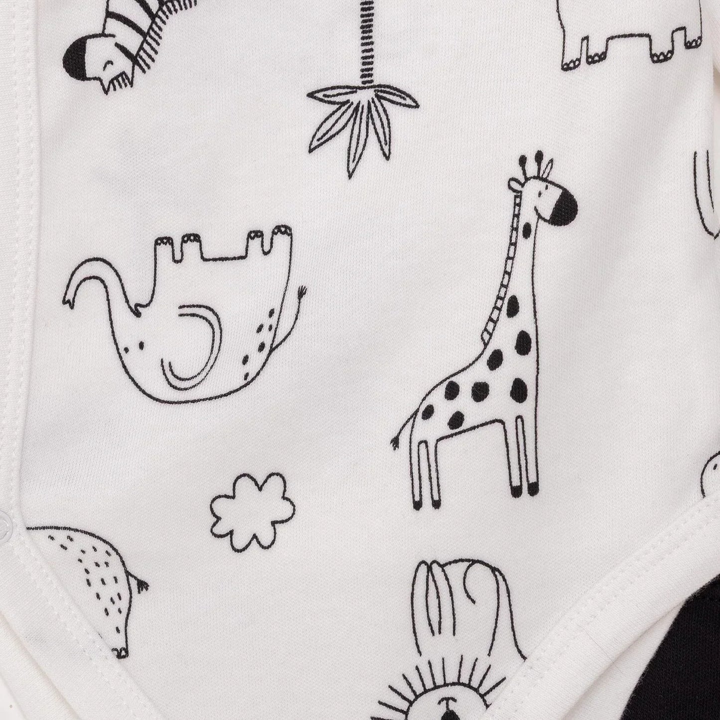 HelloBaby Newborn Body Footed Bottom - Ecru